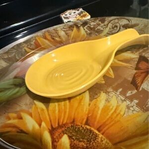 Yellow Spoon Rest